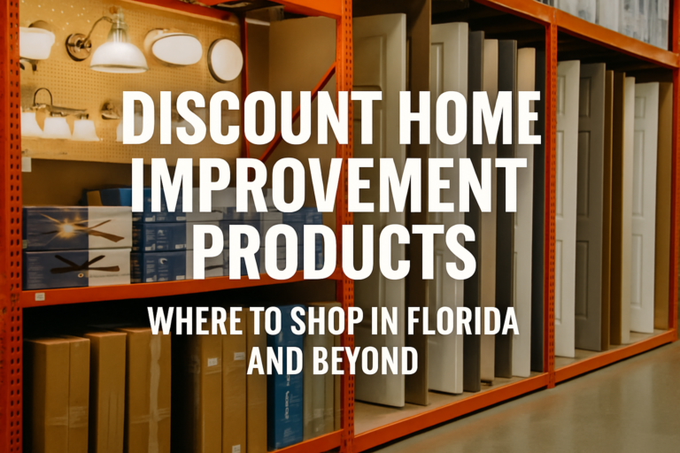Discount Home Improvement Products: Where to Shop in Florida